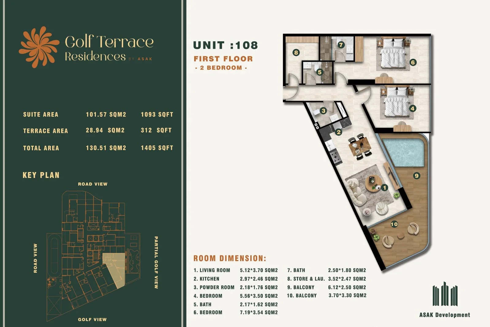 2 Bedroom